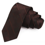Geometrical Brown Colored Microfiber Necktie for Men | Genuine Branded Product from Peluche.in