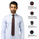 Peluche Geometrical Microfiber Necktie for Men