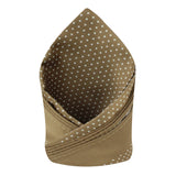 Peluche Polka Dot Finish Pocket Square For Men