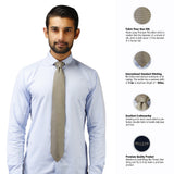 Peluche Eye Catching Microfiber Necktie for Men