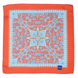 Peluche Paisley With Floral Pattern Pocket Square For Men
