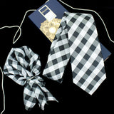 Neck Tie and Pocket Square Set for Men