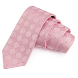 Dual Shade Pink Colored Microfiber Necktie for Men | Genuine Branded Product from Peluche.in