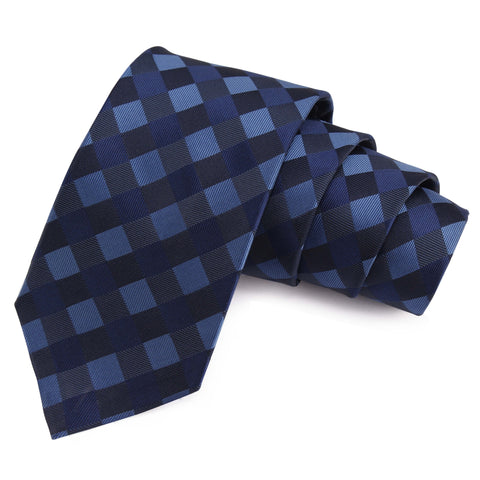 Groovy Blue Colored Microfiber Necktie for Men | Genuine Branded Product from Peluche.in