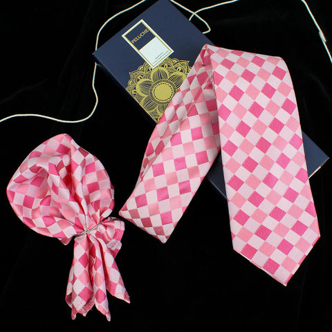 Neck Tie and Pocket Square Set for Men