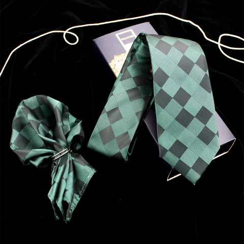 Neck Tie and Pocket Square Set for Men