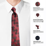 Neck Tie and Pocket Square Set for Men