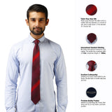 Peluche Scarlet TrendMicrofiber Necktie for Men