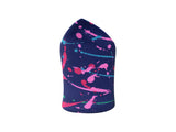 Peluche PolySilk Blue Printed Pocket Square For Men