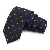 Dotted Blue Colored Microfiber Necktie for Men | Genuine Branded Product from Peluche.in