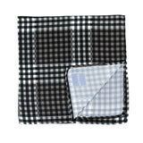 Peluche PolySilk Checkered Design Pocket Square For Men