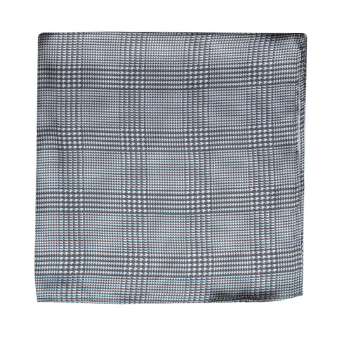 Peluche PolySilk Broad Checkered Design Pocket Square For Men