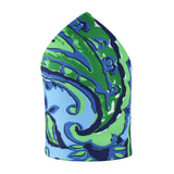 Peluche Designer Floral Abstract Pocket Square For Men