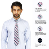 Peluche Jazzy Multicolor Colored Microfiber Necktie for Men