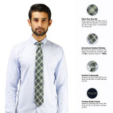 Peluche Neat Microfiber Necktie for Men