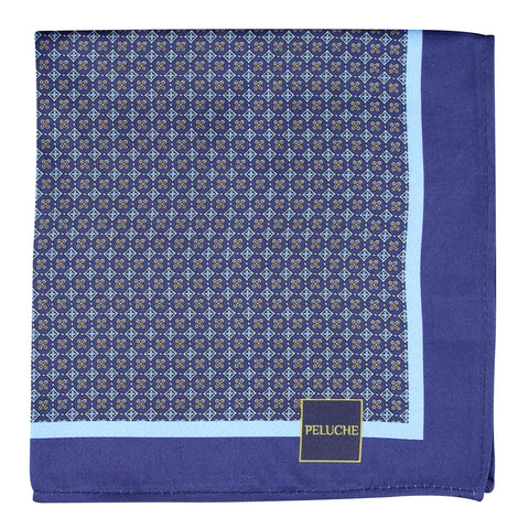 Peluche Tiny Print Pocket Square For Men