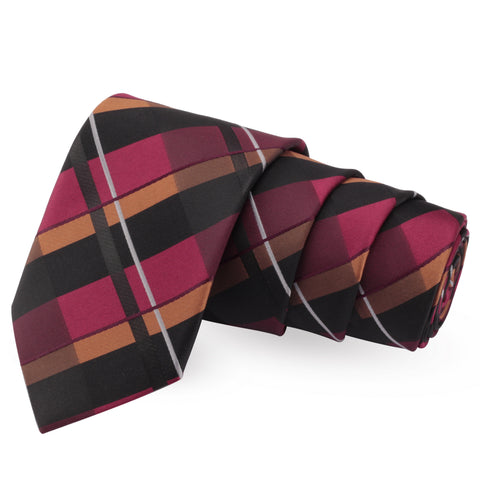 Trim Black Colored Microfiber Necktie for Men | Genuine Branded Product from Peluche.in