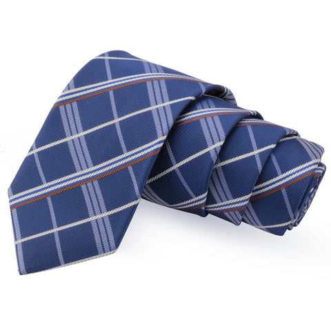 Impressive Blue Colored Microfiber Necktie for Men | Genuine Branded Product from Peluche.in