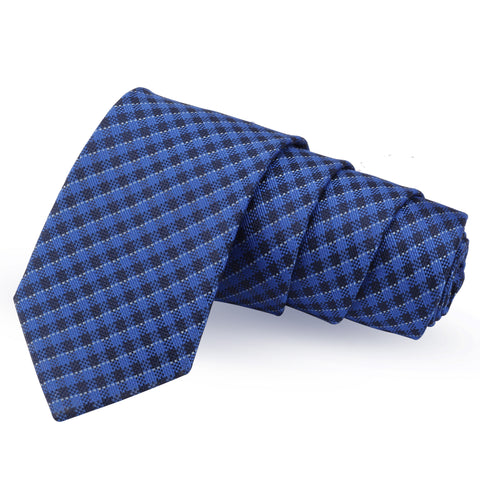 Genteel Blue Colored Microfiber Necktie for Men | Genuine Branded Product from Peluche.in