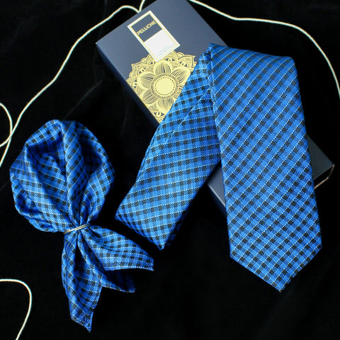 Neck Tie and Pocket Square Set for Men