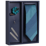 The Harlequin Gift Box Includes 1 Neck Tie, 1 Brooch & 1 Pair of Collar Stays for Men | Genuine Branded Product from Peluche.in