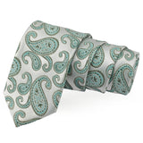 Captivating Silver Colored Microfiber Necktie for Men | Genuine Branded Product from Peluche.in