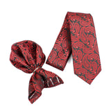 Neck Tie and Pocket Square Set for Men