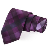 Sleek Purple Colored Microfiber Necktie for Men | Genuine Branded Product from Peluche.in