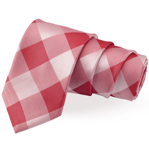 Dapper Red Colored Microfiber Necktie for Men | Genuine Branded Product from Peluche.in