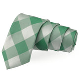 Dapper Green Colored Microfiber Necktie for Men | Genuine Branded Product from Peluche.in