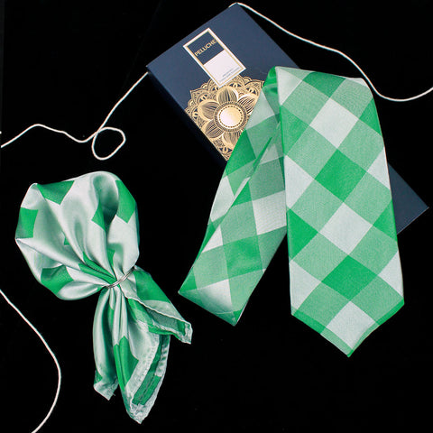 Neck Tie and Pocket Square Set for Men