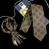 Neck Tie and Pocket Square Set for Men