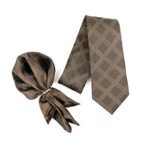 Neck Tie and Pocket Square Set for Men