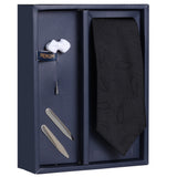 The Exquisite Brew Gift Box Includes 1 Neck Tie, 1 Brooch & 1 Pair of Collar Stays for Men | Genuine Branded Product from Peluche.in