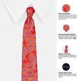 Neck Tie and Pocket Square Set for Men