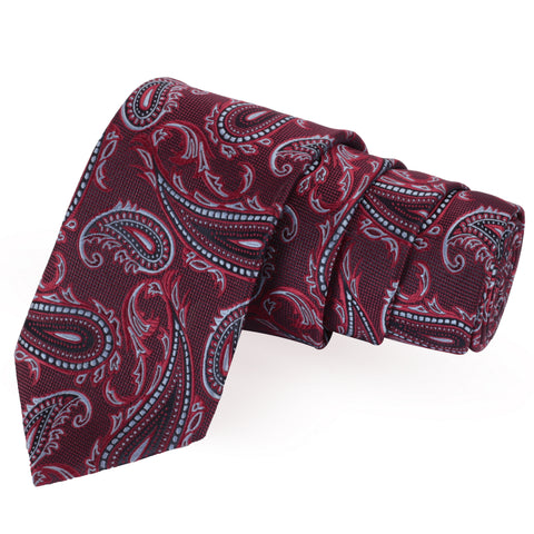 Uptown Maroon Colored Microfiber Necktie for Men | Genuine Branded Product from Peluche.in