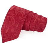 Spiffy Red Colored Microfiber Necktie for Men | Genuine Branded Product from Peluche.in
