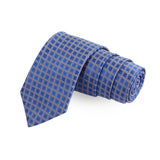 The Woven Swing Blue Colored Microfiber Necktie For Men | Genuine Branded Product  from Peluche.in