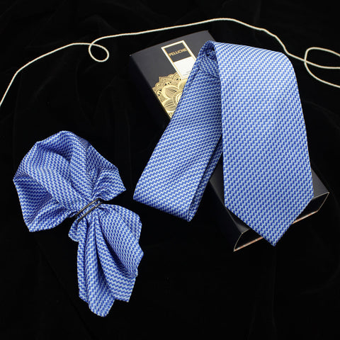 Neck Tie and Pocket Square Set for Men