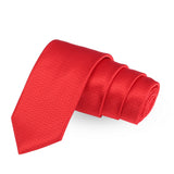 Splash Red Colored Microfiber Necktie For Men | Genuine Branded Product  from Peluche.in
