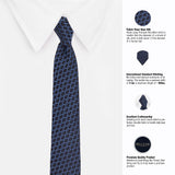 Peluche Steps Microfiber Necktie For Men