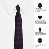 Peluche Printed Microfiber Necktie For Men
