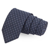 Floral Design Black Colored Microfiber Necktie For Men | Genuine Branded Product  from Peluche.in