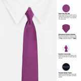 Peluche Shady Pink Microfiber Necktie For Men