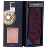 Peluche Alluring Abstract Microfiber Necktie For Men