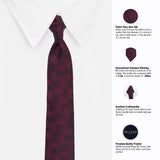 Peluche Alluring Abstract Microfiber Necktie For Men