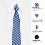 Peluche The Checkersome Microfiber Necktie For Men