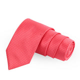 Sprawling Cut Pink Colored Microfiber Necktie For Men | Genuine Branded Product  from Peluche.in