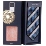 Peluche Inverted Blaze  Microfiber Necktie For Men