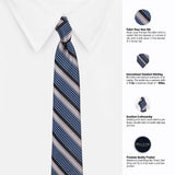 Peluche Inverted Blaze  Microfiber Necktie For Men